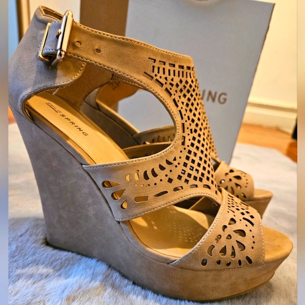 Call it Spring- Wedge Sandals - Picture 4 of 6